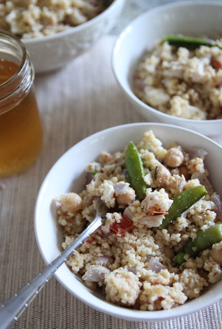 Chickpea and Feta Millet Salad – Bran Appetit